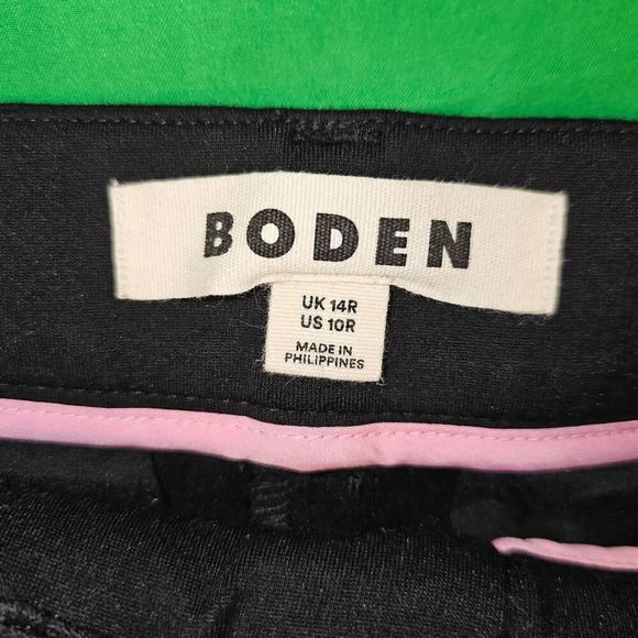 Boden Womens Black Pimlico Ponte Trousers Pants 10 Regular - Picture 5 of 6